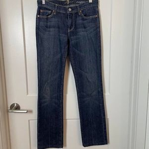 7 for all mankind straight leg 27 x 30